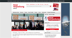Desktop Screenshot of neue-verpackung.de